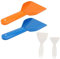 Toyvian Pala para Descongelar Hielo de Hielo para Refrigerador Mango Ergonómico Herramienta para Cocina para Congeladores 4 Piezas