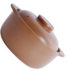 KIXZSAZ Olla de barro para cocinar, sin esmaltar, que garantiza un calor uniforme y versátil, ideal para cocinar de forma saludable. Cazuela barro para arroz con tapa, 0.8 litros