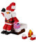 Brixies 412308, 3D-Puzzle, Christmas Serie, 153 Teile, Schwierigkeitsstufe 2, mittel Weihnachtsmann am Schornstein