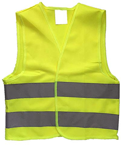 Jocon Kids High Visibility Reflective Safety Vest for Costume Running Cycling Size M