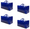 VENO 4 Pack Large Moving Boxes & Storage Bags – Oversized Packing Bags with Zippers & Handles,Heavy-Duty Laundry Bag for Moving House(Blue, 4 Pack)