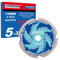 LSHUZIYU 136mm-4PCD, Centre hole 20mm, Polycrystalline Diamond Tipped 4 PCD, Hardie blade, Fiber Cement Board Circular Saw Blade
