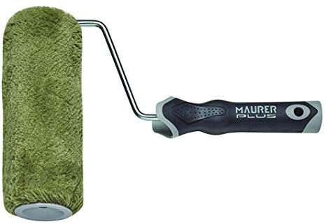 RULLO mm. 200 IN NYLON CON MANICO TPR PER PITTURE AL QUARZO-IDEALE PER PARETI IRREGOLARI
