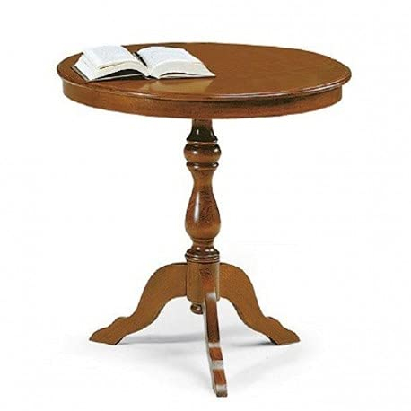Mar.c.a. Design Tavolino Mesa de, Madera, Nogal Oscuro, 60X60X75, 20000 Unidades