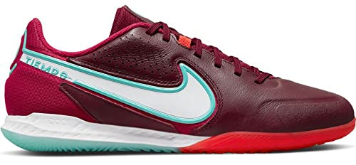 Nike Unisex React Tiempo Legend 9 Pro Ic Soccer Shoes, Team Red/White-Mystic Hibiscus, 46 EU