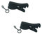 Canfon Lap-/Lavaliermikrofon aus ABS für Sanken COS-11D Deity W.Lav Pro Lavalier-Mikrofon mit Durchmesser von 3,5 - 4,5 mm (3,5 mm), 2 Stück