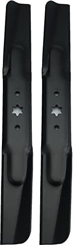 Autsurles Lot de 2 lames de tondeuse à levage élevé pour Cub Cadet RZT MTD LT2000 942-04308 942-04308A 742-04308 742-04308A 742-04312 Plateau de 106,7 cm