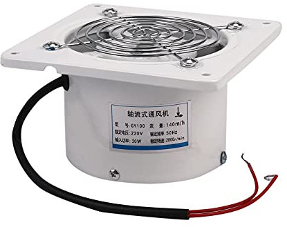 Josenidny 4 Pulgadas 20W 220V Extractor de ExtraccióN de VentilacióN Ventilador Ventana Pared Cocina Inodoro BañO Ventilador de Limpieza de Limpio