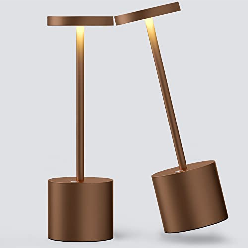 YIBEN Lot de 2 lampes de table LED rechargeables sans fil pour restaurants