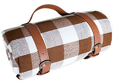COOKOE Picknickdecke Matte Dickes Leder Plaid Faltbare Campingmatte Wasserdicht Feuchtigkeitsfest Outdoor Camping Wandern Strand