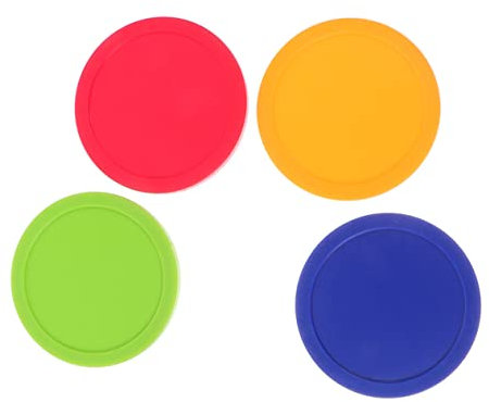 Toddmomy 4 Stück Eishockey Pucks Für Hockeyspiele Air-Hockey-scheiben Slider-Pusher-torhüter Mini-Hockey-zubehör Mini-airhockey-Pucks Indoor-Hockey-Pucks Tischhockey-Puck Cd Plastik Torwart