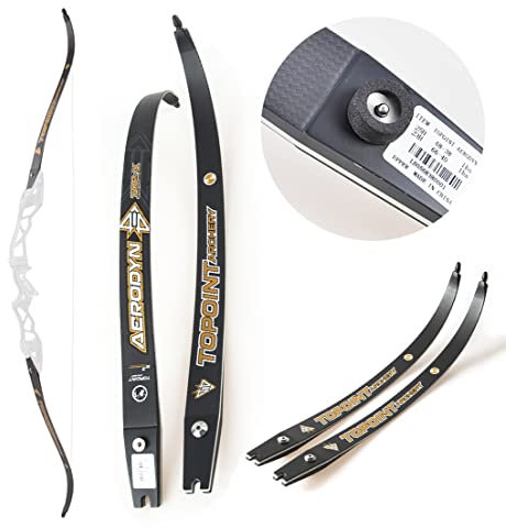 surwolf 66/68/70 Bogenschießen Takedown Recurve Bogen Wurfarme Wettbewerb Recurve Bogen 18-50 lb Erwachsene Ziel Recurve Bogen Wurfarme ILF(AER-1,66-26lbs)