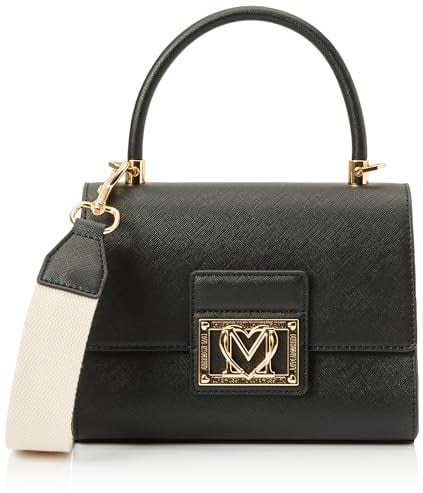 Love Moschino Damen BORSA A Mano, Nero BORSA A Mano, Nero