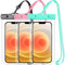 Razobws 3-Pack Waterproof Phone Pouch, Holiday Essentials Accessories Water Proof Case for Swimming Vacation Beach Kayak, IPX8 Travel Dry Bag for iPhone 15 14 13 12 11 Plus Pro Max Galaxy Pixel
