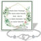 Charfia Trauzeugin Armband - Fragen Geschenk Mit Herz und Karte in Geschenkbox - Brautjungfer Schmuck für Hochzeit