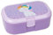 Lutz Mauder Fiambrera para niños con compartimentos, fiambrera de unicornio, fiambrera para niños, caja de almuerzo, caja de aperitivos, caja de espera, guardería, escuela, KITA, preescolar, viaje,