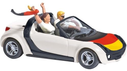 Busch Smart Roadster Fußball Fieber | Modellauto 1:87#49308