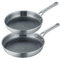 Berndes Pfannen Set Tricion Resist 2 tlg. – Bratpfanne 24 cm & 28 cm -Hochwertige Antihaftbeschichtung – Kratzfest & Backofengeeignet - Induktion geeignet - 3-Schicht Aufbau - Edelstahl Stiel