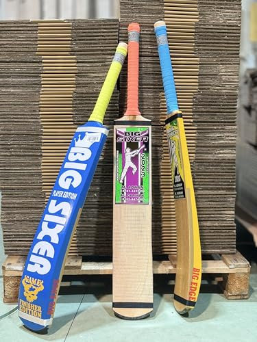 Generisch Big Sixer Sirilankan Coconut Wood Tape Ball Cricket Bat