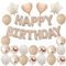 Geburtstagsdeko Beige Happy Birthday Ballons Luftballons Beige Crème Weiß Deko Geburtstag Mädchen Happy Birthday Deko Frauen