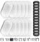 Filtros Fuente Gatos 24 uds – Filtro Fuente para Gatos con 12 Filtros de Carbón y 12 Esponjas – Agua Limpia, Reutilizable y Compatible con Fuentes de Acero Inoxidable