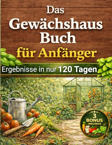Das Gewächshausbuch für Anfänger: Die natürliche Methode, um das ganze Jahr gesundes Gemüse anzubauen – ohne Pestizide, ohne Vorkenntnisse und mit Ergebnissen in nur 120 Tagen