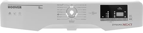 Masterpart Dryer Control Panel Fascia, White, To Fit Hoover DXC9DG-80 Tumble Dryers 40011177