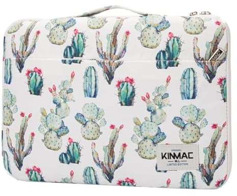 Kinmac Cactus 360° Protective Water Resistant Laptop Case Bag Sleeve with Handle for 12-13 inch Laptops and Tablets, Ideal for Carrying to Work/School and Traveling