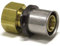 PROTECH 1 Stück Press-Übergangsverschraubung mit Innengewinde 26 x 3-1 1/2 Messing DVGW Verbundrohr TH Profil Kontur Pressfittings | Pipetec