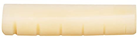 Eujgoov 6 Strings Unbleached Acoustic Guitar Nut Natural Bone Suitable for 43mm Guitar Slot Guitar Accessories
