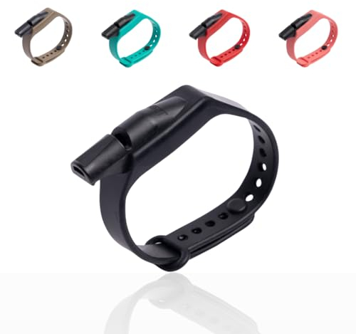 Vogt-Hundepfeife | Armbandpfeife von André inklusive Videokurs | der perfekte Rückruf | Hunde Trainingszubehör | Erziehungshilfe für Hunde | (schwarz)