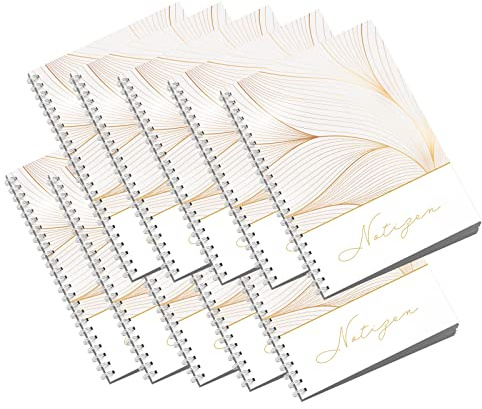Primus Print Collegeblock - A4 - kariert - 80 Blatt - Spirale - Design Deckblatt (10, Gold/Gelb)