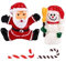 Warmhm Ornament 20 Stück Mikro-Landschaftsornamente Schaufensterdekoration Weihnachtsmann-Ornament Weihnachtsdekoration Schneemann Miniaturfiguren Weihnachten Puppenhaus Wohnkultur
