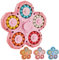 Magic Bean Rotierender Zauberwürfel Spielzeug, kreatives Fingerwürfel Puzzle für Kinder und Erwachsene, Handdreher Intelligenz Spiele Stressabbau Spielzeug Fidget Toys ab 3 Jahren(Rosa)