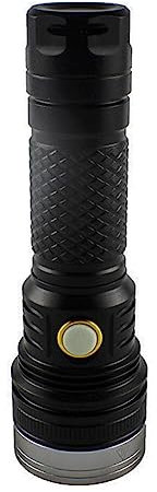 wueiooskj Flashlight Powerful Super Mountaineering Outdoors 21700 Torch Portable Brightness Waterproof Adjustable Convenient, Black,Without Gift Box Set, Without Battery