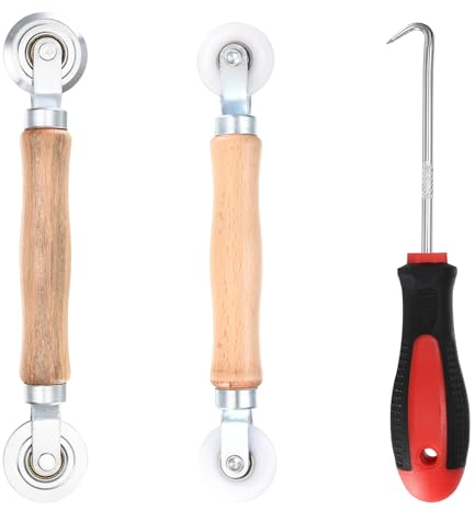 Estrattore per attrezzi, monopattino per zanzariera, strumento per spline roller, estrattore di attrezzi, monopattino per filo di gomma, doppio rullo di tenuta per finestre