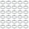PATIKIL M14x1.0 Acero Hexagonales Tuercas, 30 Paquete Métrica Rosca Galvanizado Acabado Herraje Tuercas Tornillo Perno Sujetadores para Lámparas Maquinaria Reparación 4mm Altura