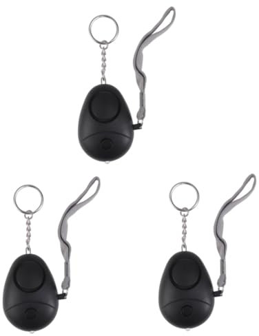 Amosfun 15pcs High-volume Personal Alarm Siren Emergency Defender for Women Battery-powered Led Flashlight Keychain Schoolbag Belt Joggers Lone Workers