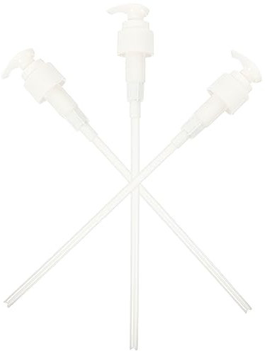 LIFKOME Pumpenkopf Aus Pp Kunststoff Für Shampoo Und Lotion 3 Stück Ersatzpumpen Mit Druck Mechanismus Für Flaschen 24/410 Zuverlässige Qualität Und Praktische Anwendung