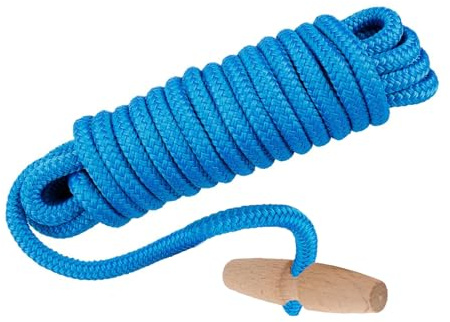 PR-20 Tree Pruner Rope Replacement, for Jameson Fiscar Big Mouth Manual Pole Saw & Tree Pruner,20 feet Long with a 5/16 inch Diameter(with Wooden Handle)