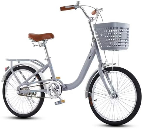 City-Pendlerfahrrad für Männer und Frauen, komplette Cruiser-Fahrräder mit tiefem Einstieg für unterwegs, verstellbarer Lenker und Sattel, hinterer Gepäckträger, Vorder- und Hinterradbremsen