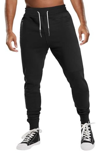 hehiy Herren Sporthose Jogginghose Lang Fitnesshose Bodybuilding Kraftsport Hose Gym Pumperhose Sporthosen Herren Jogginghose Herren DüNn Breite Jogginghose