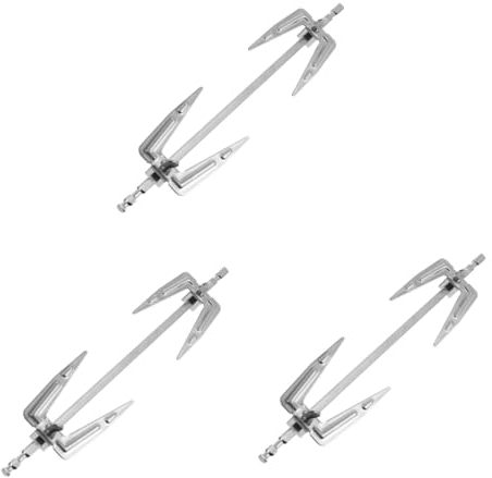 CAXUSD 3st Drehspieß Käfig Gegrillt Grillröster Rotierende Brathähnchengabel Ersatzteile Für Heißluftfritteusen Rotessiere-Grill-kit Holzkohlegrill Kocher Silver Rostfreier Stahl