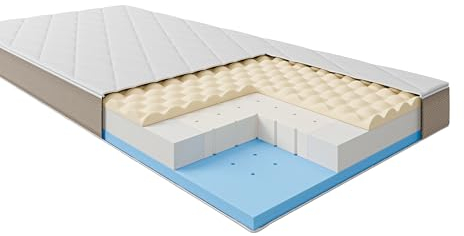 Pillows24 - Air Premium Baby Matratze 70x140 | 10cm hoch | Atmungsaktive Kindermatratze 70x140 mit Silver Care Bezug | Babymatratze 70 X 140 für Baby- & Kinderbetten | Matratze 140x70 mit Nässeschutz