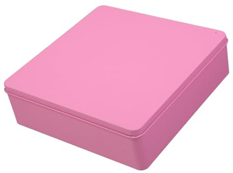 Alipis Scatola in Metallo Piccola Per Biscotti Contenitore Con Coperchio Per Caramelle Snack e Oggetti Di Uso Quotidiano Resistente e Versatile