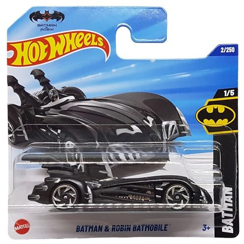 Hot Wheels - Batman & Robin Batmobile - Batman 1/5 - HYW60 - Short Card - DC - Mattel 2025-1:64