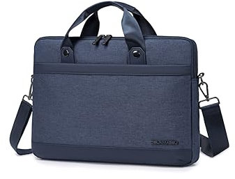 DE LAMASSU® Lira - Borsa per computer portatile fino a 16 pollici - Impermeabile e antiurto - Borsa per notebook business compatibile con MacBook, Dell, HP, Lenovo, Asus, leggera e con cinturino per