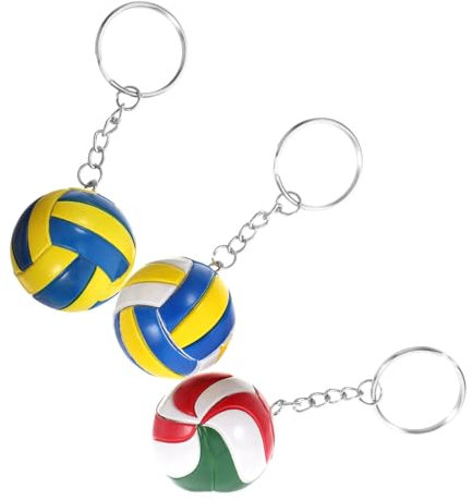GAROZATION 3pièces Porte-clés De -ball Exquis Portable Décoration De Porte-clés Suspendu