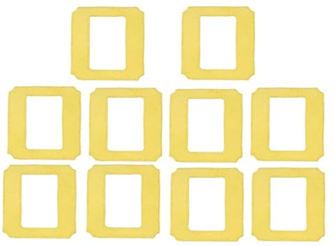 Window Cleaning Robot Mop Cloth Wipes Square Clean Wipes Window Cleaner Accessories，Compatible for Purerobo，W-S3S W-S8S W-S9S(Yellow)