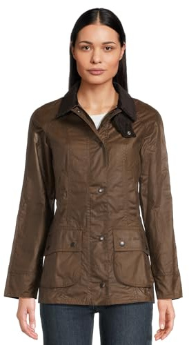 Barbour Womens Barbour Beadnell Wax Jacket Bark 6